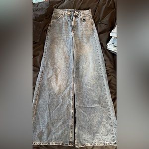 H&M flare mom jeans